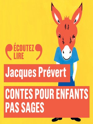 cover image of Contes pour enfants pas sages